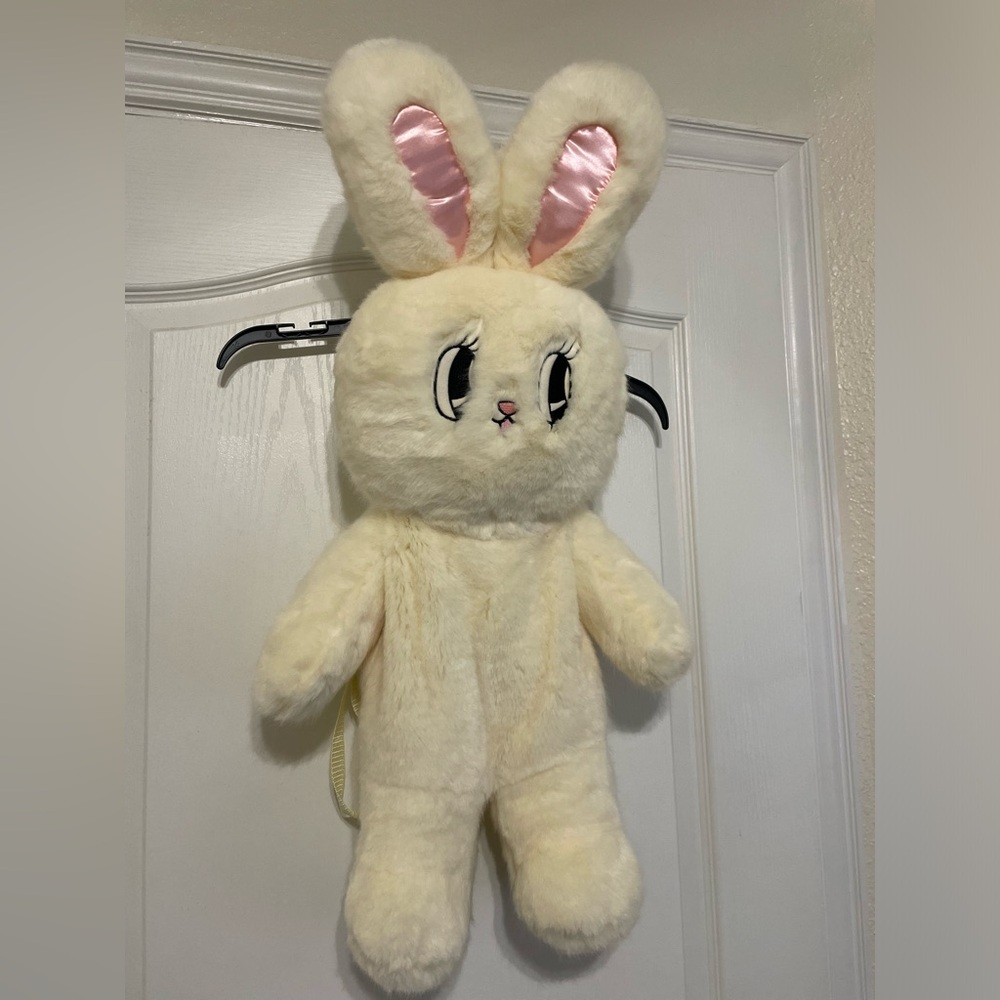 KAWAII HTF ORIGINAL Esther Kim Esther Loves You White Bunny Backpack